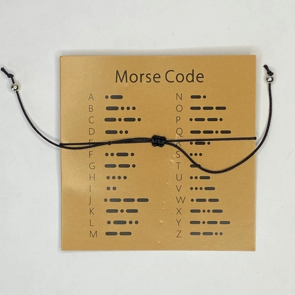 NEW! Morse Code Bracelet- Never Give Up - Picture 6 of 7
